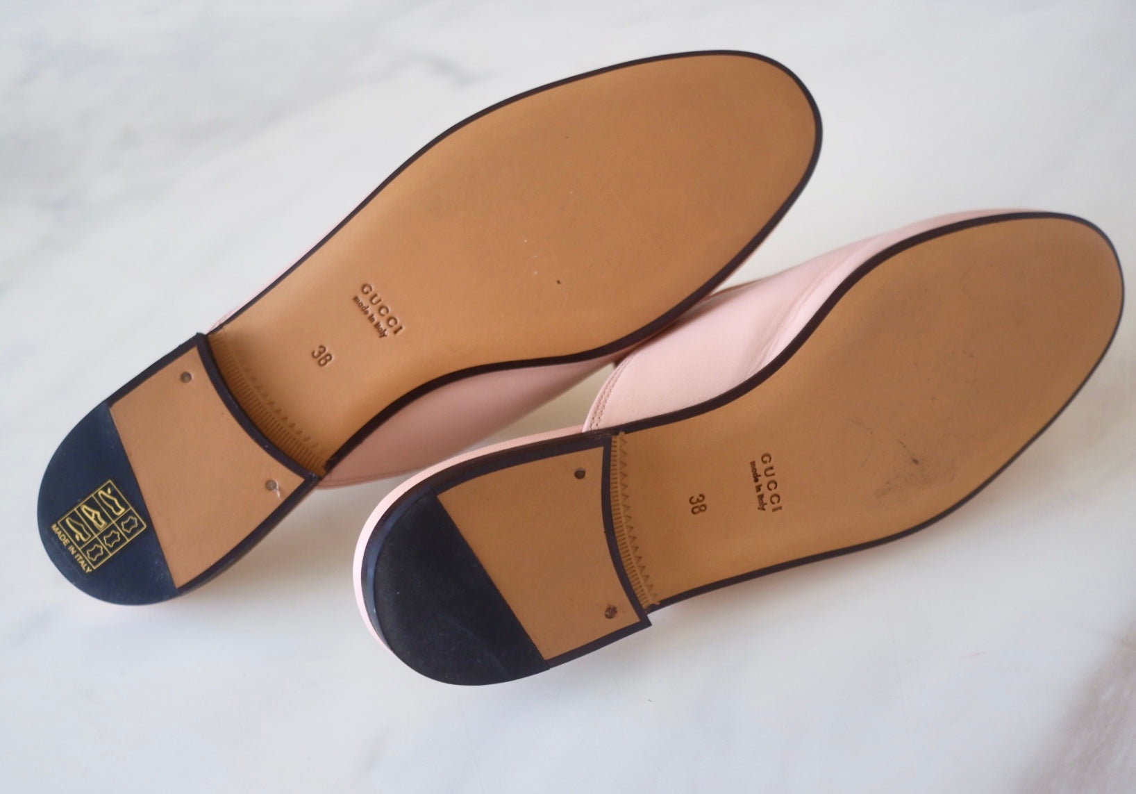 Gucci princetown hot sale sole