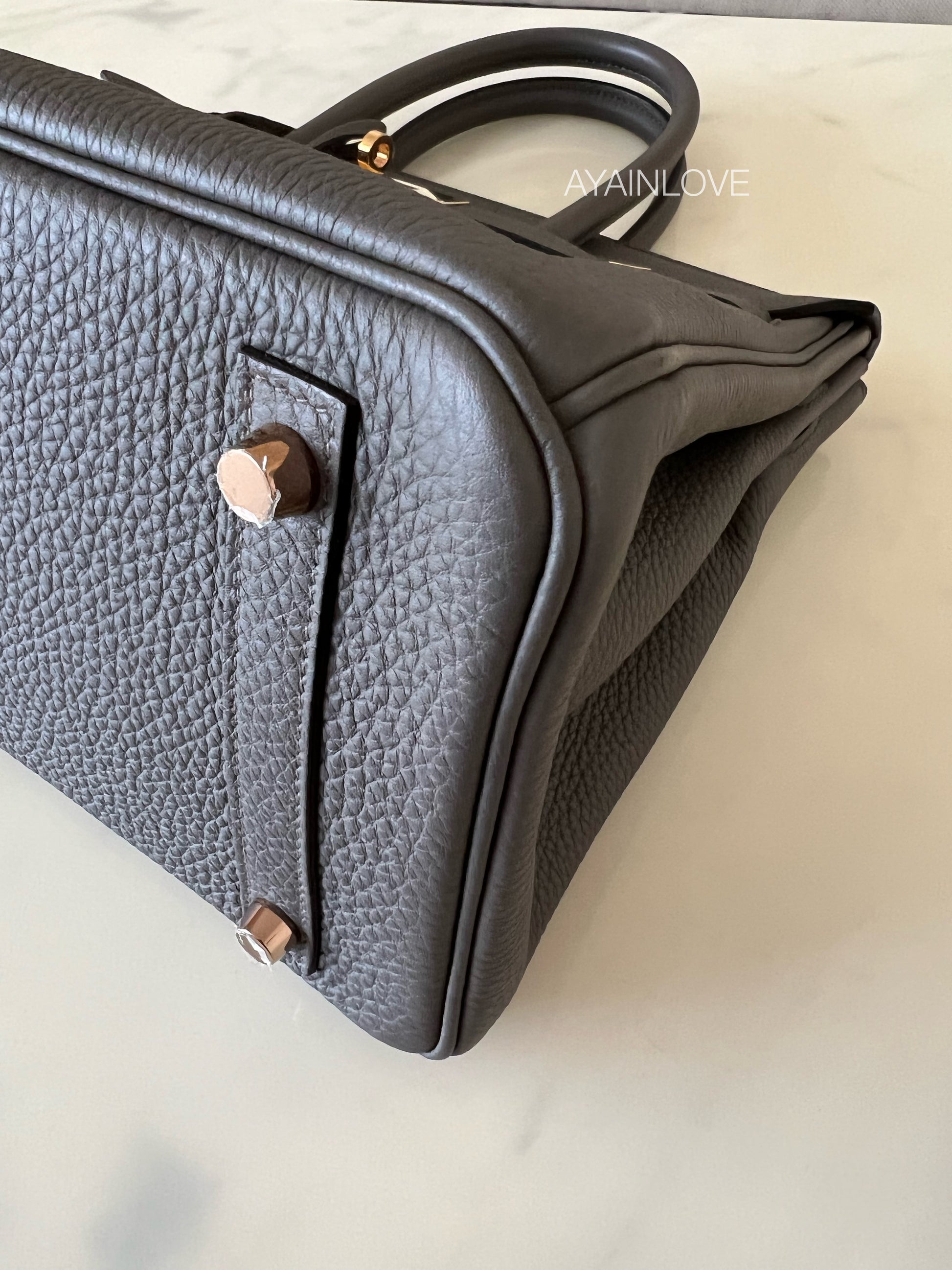 Hermes Birkin bag 30 Malachite Epsom leather Silver hardware